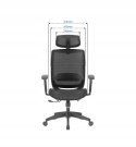 Krzesło Biurkowe Ergonomiczne Gamingowe Regulowane Premium Odchylanie 3D