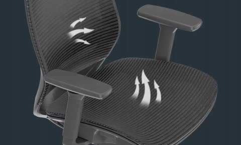 Krzesło Biurkowe Ergonomiczne Gamingowe Regulowane Premium Odchylanie 3D