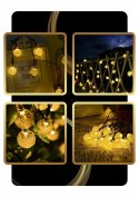 LAMPKI SOLARNE OZDOBNE TARAS BALKON KULE KULKI SEKEY 10M 40 LAMPEK
