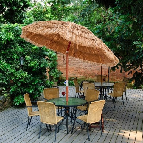 Parasol plażowy ogrodowy w stylu hawajskim tropikalny design