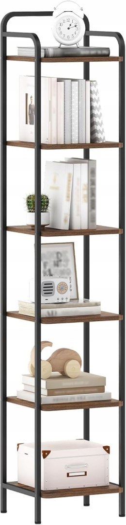 Regał Na Książki Industrialny Metalowa Rama Nowoczesny Stylowy Do Salonu