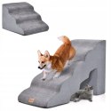 Schody dla psa Costway 5 56 cm 30 kg Wielofunkcyjne Antypoślizgowe