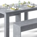 Stół Do Jadalni 90x140 Z Ławkami Praktyczny Zestaw Do Kuchni Jadalni Beton
