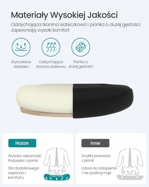 Fotel Biurowy Krzesło biurowe ergonomiczne regulacja wysokości Obrotowe