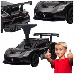 JEŹDZIK DLA DZIECI SAMOCHÓD MASERATI SCHOWEK KLAKSON ŁATWE STEROWANIE