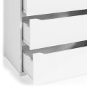KOMODA BIAŁA Z SZUFLADAMI KOMODA 80CM 4 SZUFLADY SZAFKA DO SALONU SYPIALNI