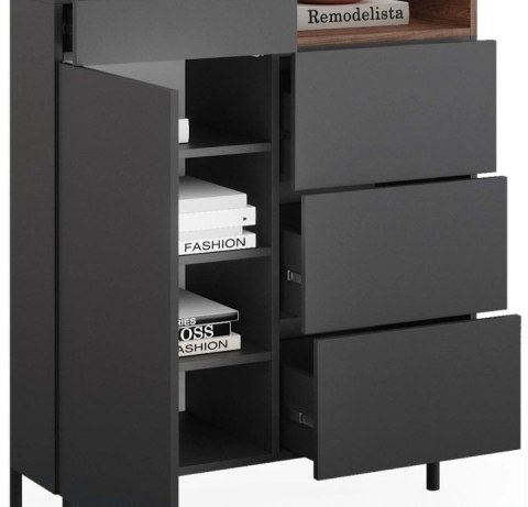 Komoda Na Nogach Do Salonu Nowoczesny Design Futurystyczna Z Szufladami