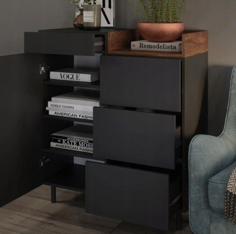 Komoda Na Nogach Do Salonu Nowoczesny Design Futurystyczna Z Szufladami