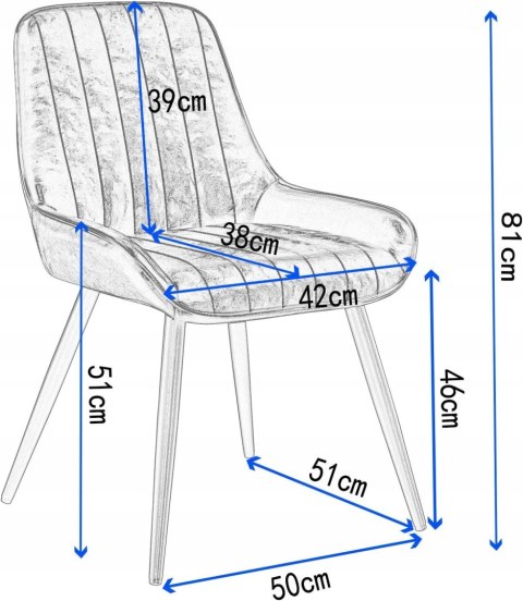 Krzesła do jadalni, salonu kuchni retro burgundowe aksamitne zestaw 2 sztuk