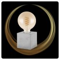LAMPKA NOCNA DO SYPIALNI DO KONTAKTU BETONOWA DUŻA ŻARÓWKA LAMPA STOŁOWA
