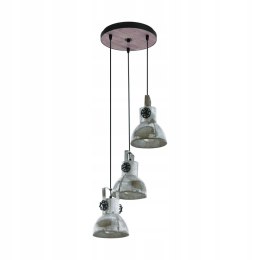 Lampa Wisząca 3punkty Światła E27 Industrialna Do Kuchni Pokoju Oświetlenie