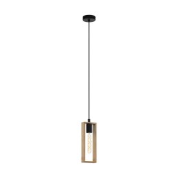 Lampa Wisząca Z Drewnianą Obudową Idealna Do Jadalni I Kuchni