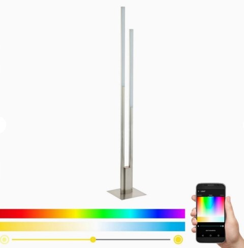 Lampa podłogowa stojąca LED fraioli ściemnialna inteligentne oświetlenie