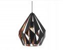 Lampa wisząca żyrandol metalowa miedziana nowoczesny styl 1 punktowa