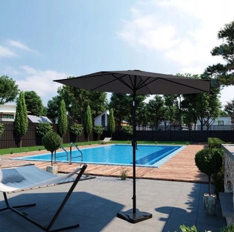 Parasol Ogrodowy Na Taras Balkon Z Regulacją Kąta Pochylenia I Pokrowcem