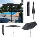 Parasol ogrodowy przeciwsłoneczny beżowy z pokrowcem 270cm ochrona przedUV
