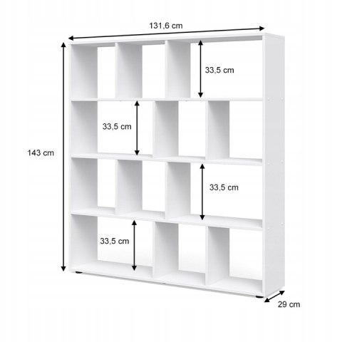 Regał Z 12 Przegrodami Room Divider Do Pokoju Dziecięcego Salonu