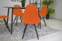 Krzesło OSAKA pomarańcz / nogi czarne x 1