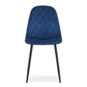 Krzesło ASTI - granat aksamit x 2
