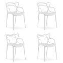 Krzesło KATO - białe x 4
