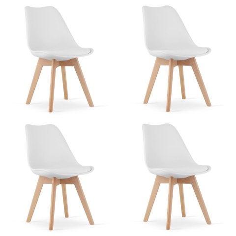 Krzesło MARK Białe x 4