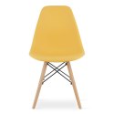 Krzesło OSAKA musztarda / nogi naturalne x 3