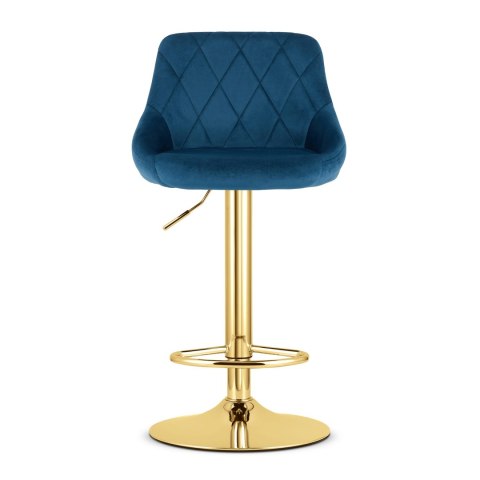 Hoker KAST - aksamit granatowy / baza złota x 2