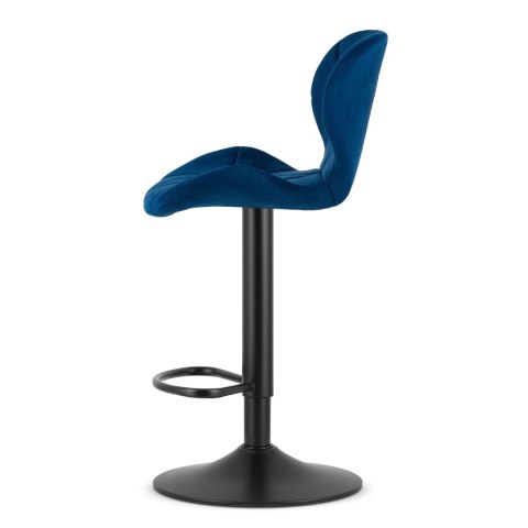 Hoker WEST - aksamit granatowy / baza czarna x 2