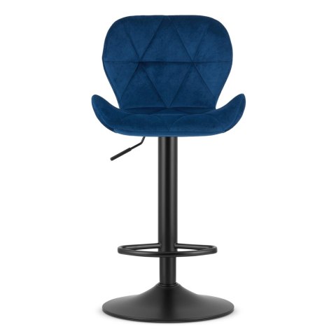 Hoker WEST - aksamit granatowy / baza czarna