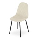 Krzesło ASTI - beż aksamit x 1