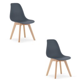 Krzesło KITO - dark slate x 2