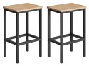 Taborety Barowe 2szt - sonoma - LBC065B11