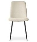 Krzesło RIFT - beż / nogi kolor czarny x 4