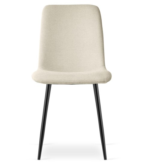 Krzesło RIFT - beż / nogi kolor czarny x 4