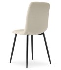 Krzesło RIFT - beż / nogi kolor czarny x 4