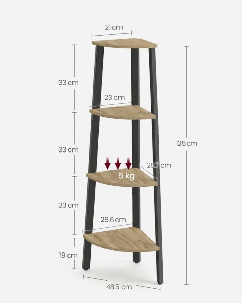 Regał - artisan - LLS034B88