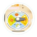 Drewniana tablica manipulacyjna kalendarz zegar ECOTOYS ECOTOYS