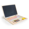 Drewniany laptop edukacyjny tablica magnetyczna ECOTOYS ECOTOYS