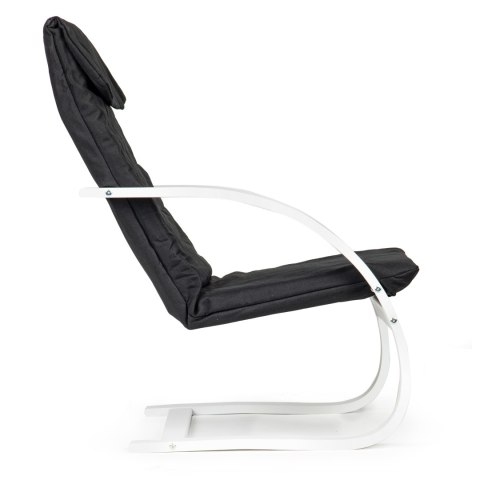 Fotel fiński bujany finka do salonu biały gięta sklejka ModernHome ModernHome