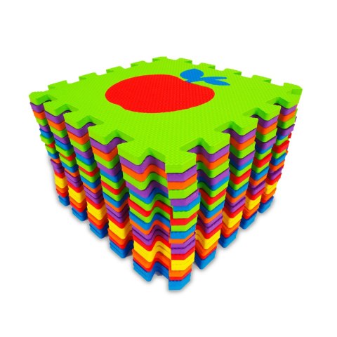 Mata piankowa edukacyjna EVA puzzle 20 elementów 148x119 cm ECOTOYS ECOTOYS