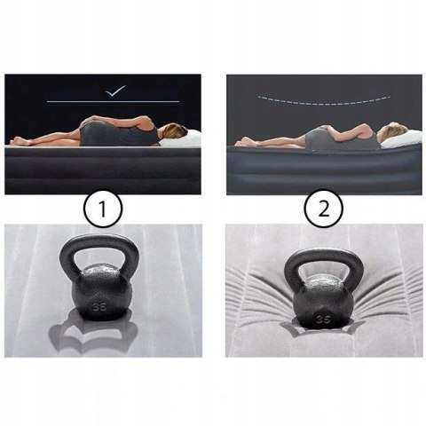 Materac dmuchany do spania łóżko dwuosobowy 191x137 cm INTEX 64108 INTEX