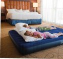 Materac dmuchany dwuosobowy 203x152 cm z poduszkami welurowy INTEX 64765 INTEX