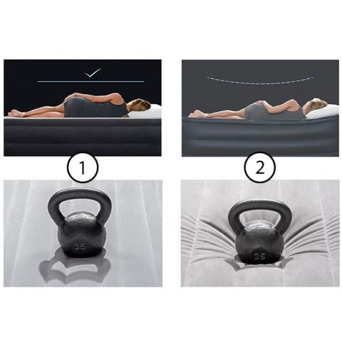 Materac welurowy dmuchany 191x99 cm INTEX 64101 INTEX