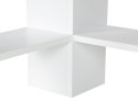 Nowoczesne biurko komputerowe narożne białe ModernHome ModernHome