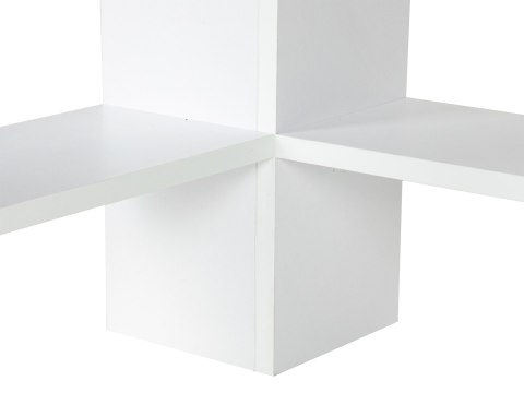 Nowoczesne biurko komputerowe narożne białe ModernHome ModernHome