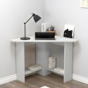 Nowoczesne biurko komputerowe narożne białe ModernHome ModernHome
