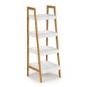 Regał szafka półka stoliczek 4 półki bambusowy stelaż ModernHome