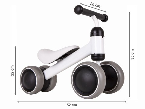 Rowerek biegowy treningowy mini rower dla dzieci biały ECOTOYS ECOTOYS