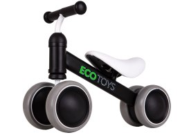 Rowerek biegowy treningowy mini rower dla dzieci czarny ECOTOYS ECOTOYS