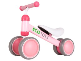 Rowerek biegowy treningowy mini rower dla dzieci różowy ECOTOYS ECOTOYS
